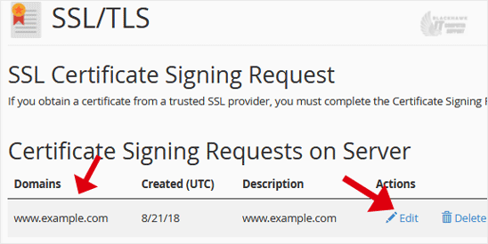 How to Retrieve a CSR from cPanel