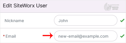 How to Update Your SiteWorx Email Address