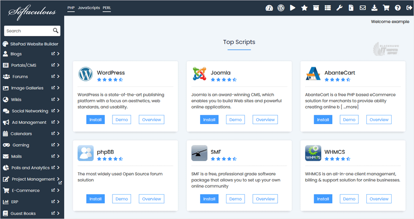 How to Access Softaculous in SiteWorx