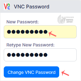 How to Change the VNC Password in Virtualizor