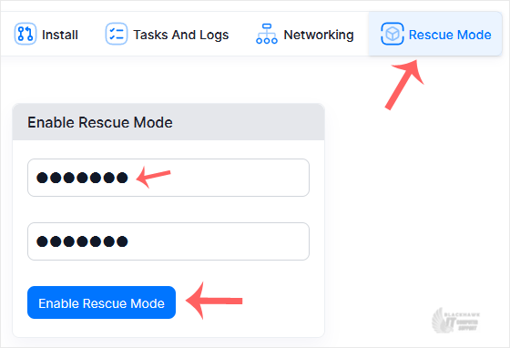 How to Start VPS in Rescue Mode Using Virtualizor