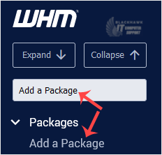 How to Create/Add a Package in the WHM