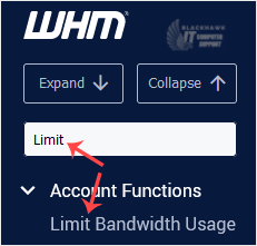 How to Limit Bandwidth Usage of cPanel User From WHM