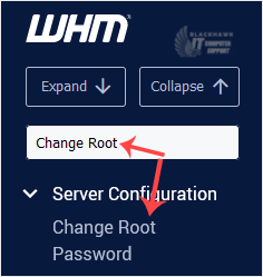 How to Change the Password of the WHM Root Account in WHM