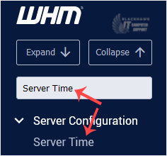 How to Check or Change Server Time via WHM Root