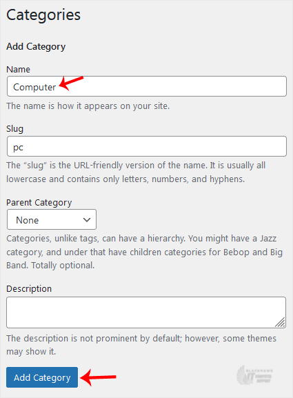 How to Add a New Category in WordPress