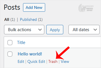 How to Remove Sample Comments and Posts From WordPress