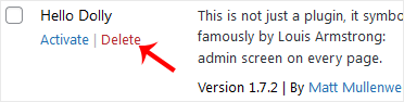 How to Deactivate and Delete a WordPress Plugin