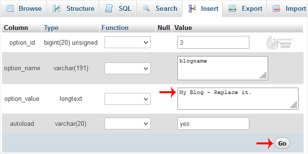 How to Edit a Database Table via phpMyAdmin in cPanel