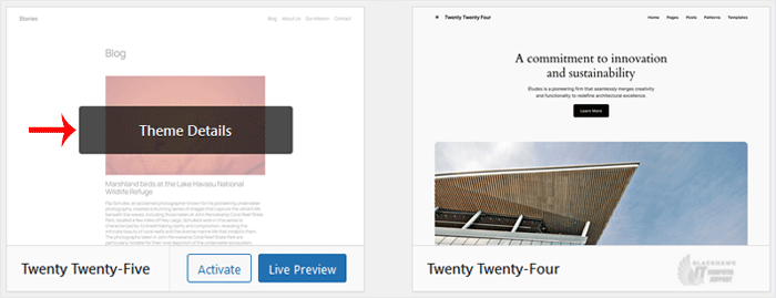 How to Delete a WordPress Theme